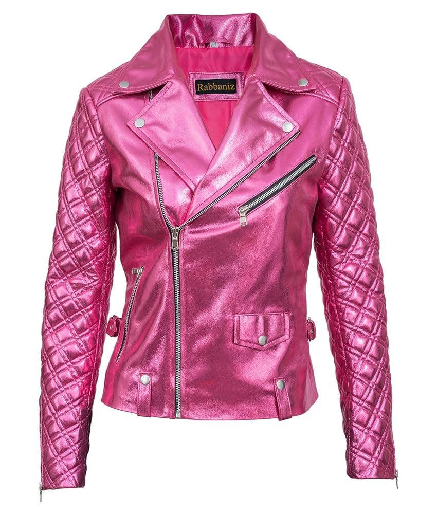 ジャケット・アウター muguet Heart pocket leather jacket PINK ジャケット・アウター muguet Heart pocket leather jacket PINK